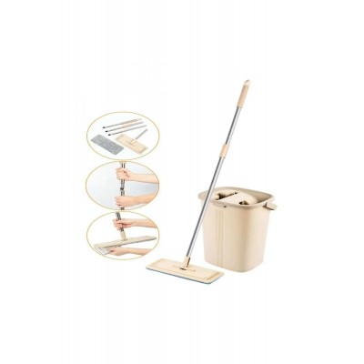 Spin Mop Tablet Mop Dikdörtgen Yeni Temizlik Seti +3 yedek  Bez